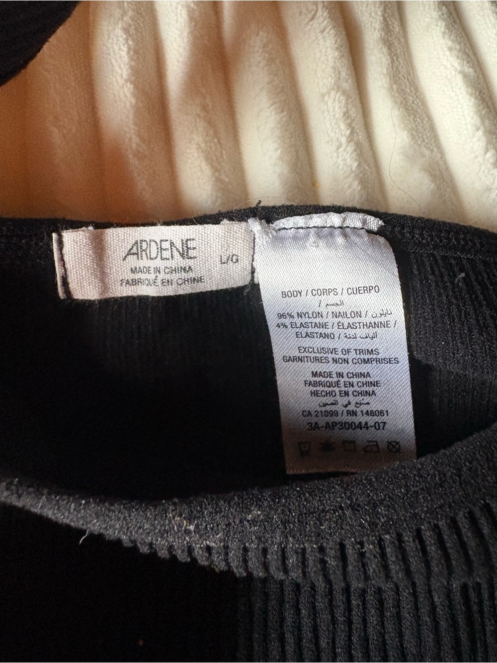 4 for $20 🫧 ARDENE // Black Ribbed Tank Top - Picture 2 of 2